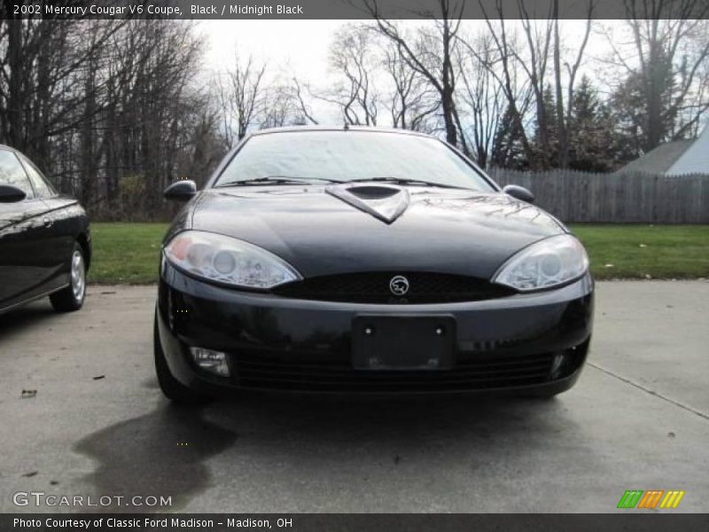 Black / Midnight Black 2002 Mercury Cougar V6 Coupe