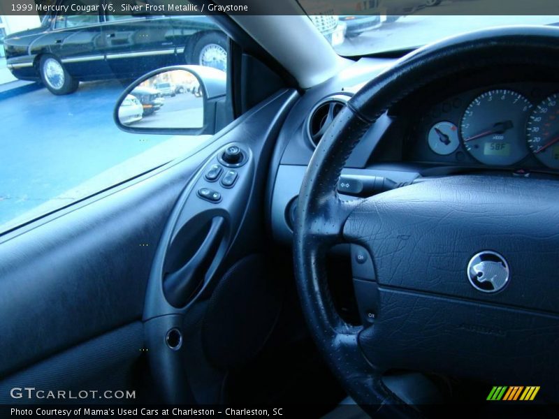 Silver Frost Metallic / Graystone 1999 Mercury Cougar V6