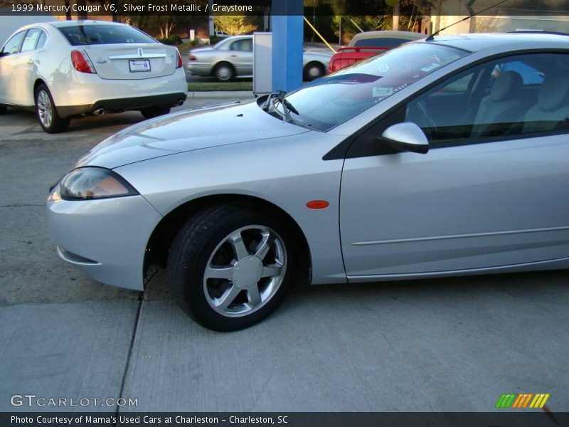 Silver Frost Metallic / Graystone 1999 Mercury Cougar V6