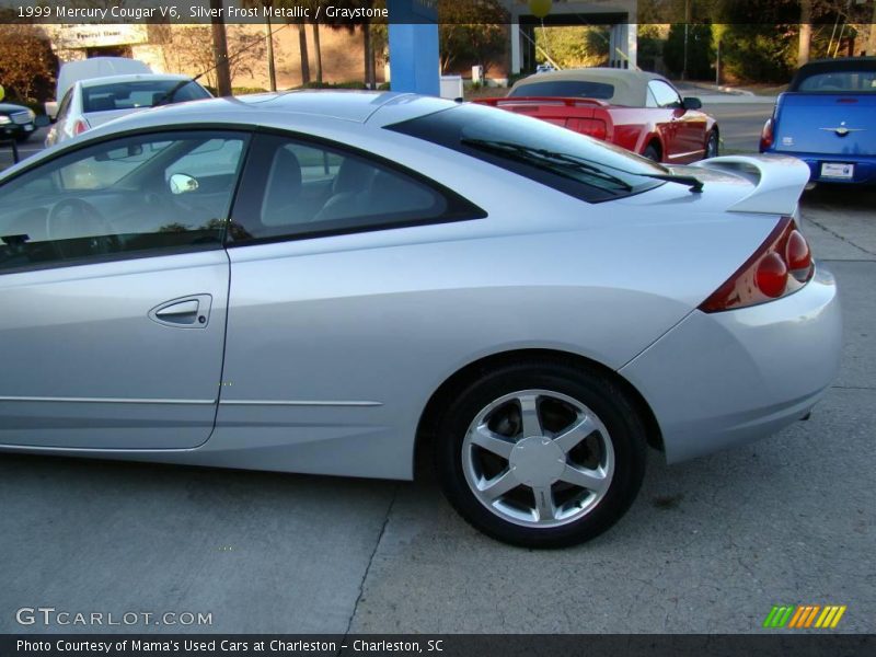 Silver Frost Metallic / Graystone 1999 Mercury Cougar V6