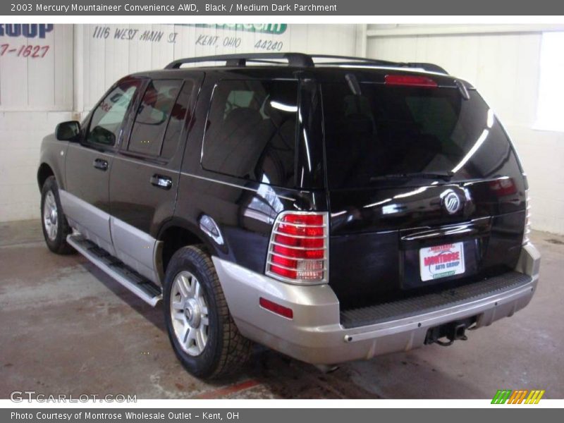 Black / Medium Dark Parchment 2003 Mercury Mountaineer Convenience AWD