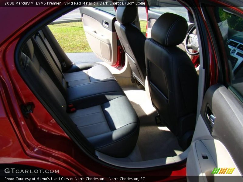 Vivid Red Metallic / Dark Charcoal/Light Stone 2008 Mercury Milan V6 Premier