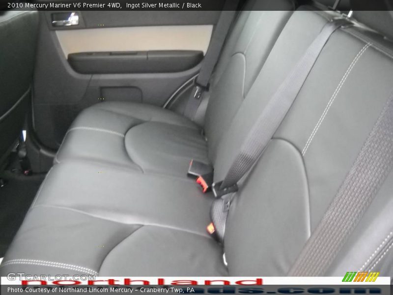 Ingot Silver Metallic / Black 2010 Mercury Mariner V6 Premier 4WD