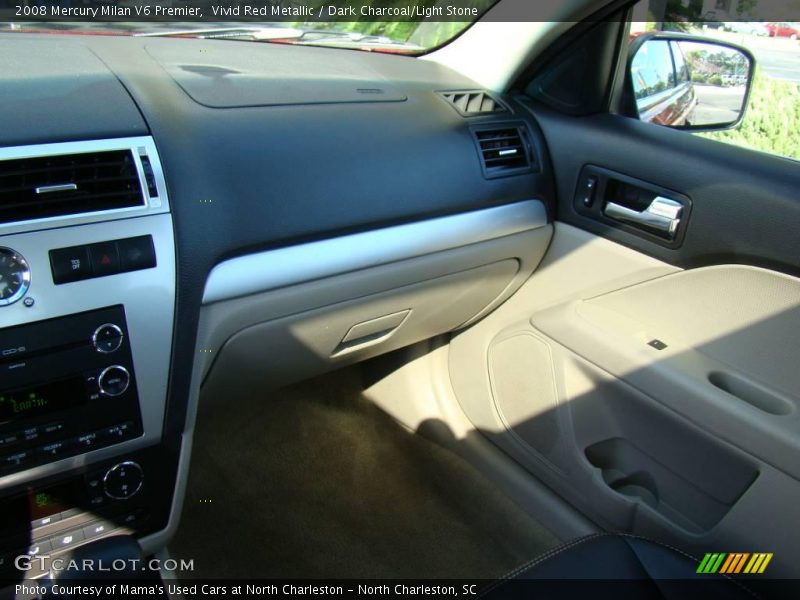 Vivid Red Metallic / Dark Charcoal/Light Stone 2008 Mercury Milan V6 Premier