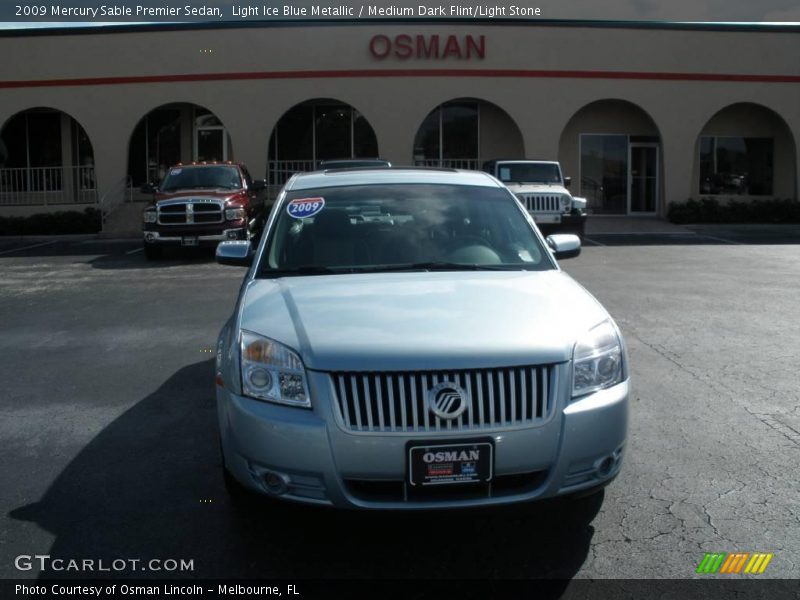 Light Ice Blue Metallic / Medium Dark Flint/Light Stone 2009 Mercury Sable Premier Sedan