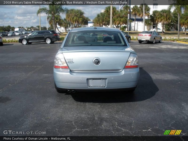 Light Ice Blue Metallic / Medium Dark Flint/Light Stone 2009 Mercury Sable Premier Sedan