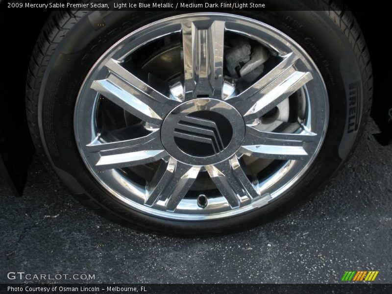Light Ice Blue Metallic / Medium Dark Flint/Light Stone 2009 Mercury Sable Premier Sedan