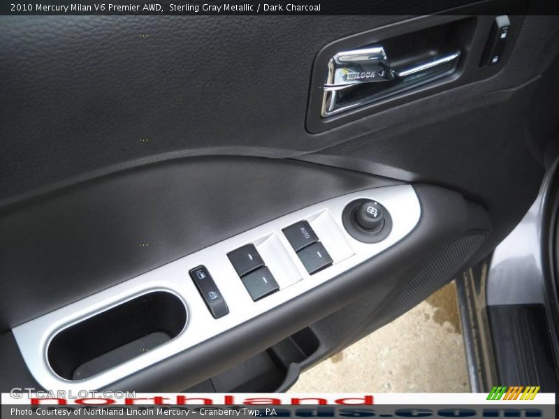Sterling Gray Metallic / Dark Charcoal 2010 Mercury Milan V6 Premier AWD