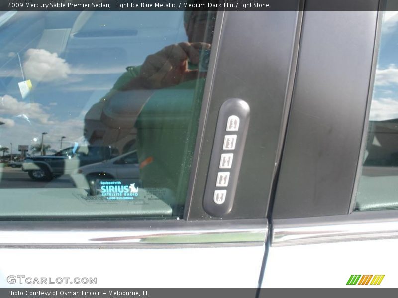 Light Ice Blue Metallic / Medium Dark Flint/Light Stone 2009 Mercury Sable Premier Sedan