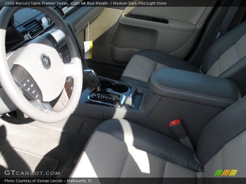 Light Ice Blue Metallic / Medium Dark Flint/Light Stone 2009 Mercury Sable Premier Sedan