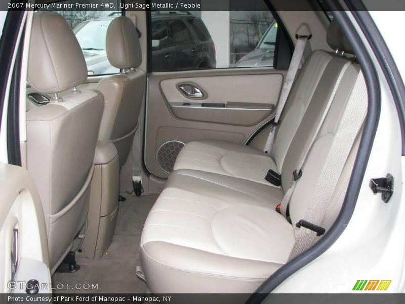 Light Sage Metallic / Pebble 2007 Mercury Mariner Premier 4WD