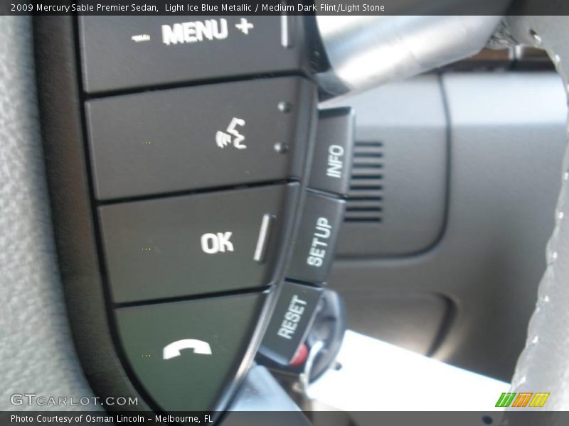 Light Ice Blue Metallic / Medium Dark Flint/Light Stone 2009 Mercury Sable Premier Sedan