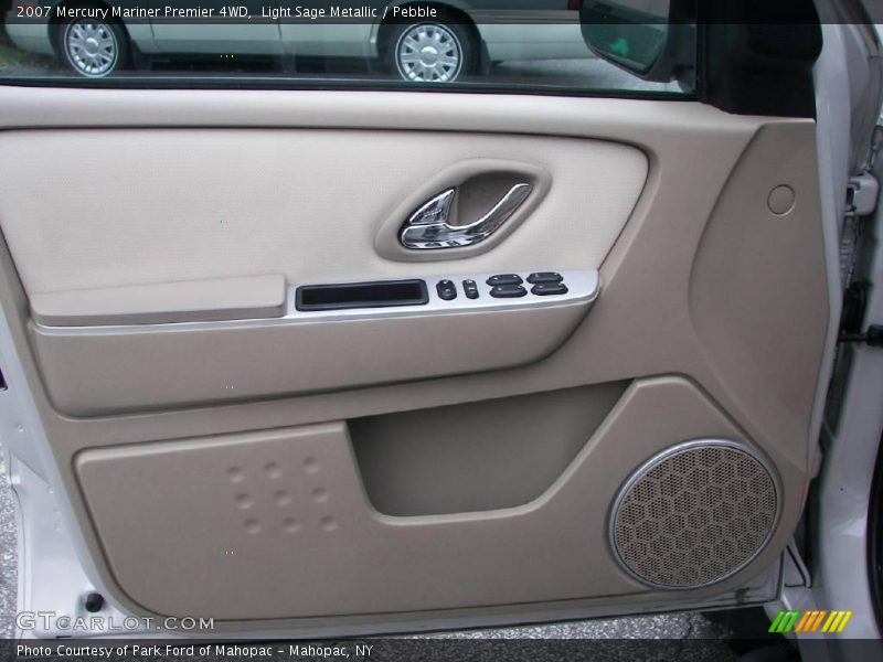 Light Sage Metallic / Pebble 2007 Mercury Mariner Premier 4WD