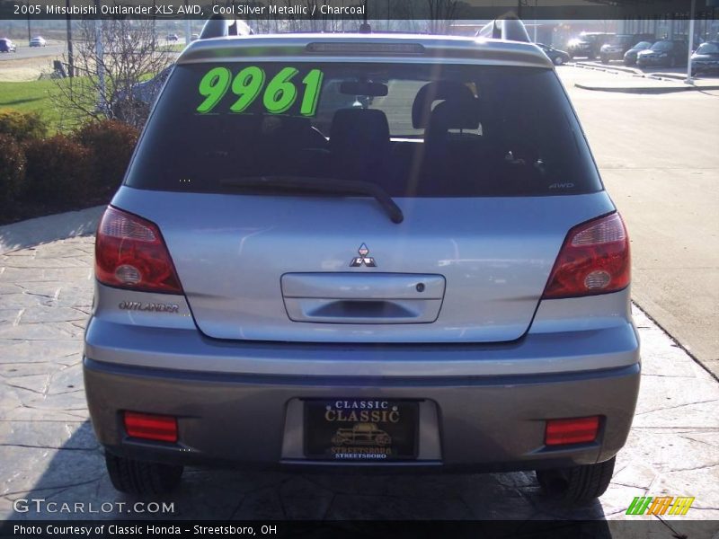 Cool Silver Metallic / Charcoal 2005 Mitsubishi Outlander XLS AWD