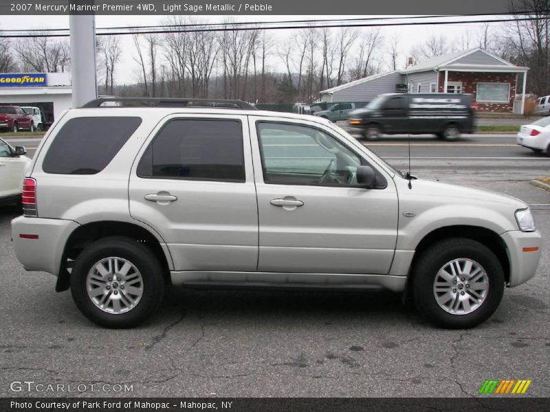 Light Sage Metallic / Pebble 2007 Mercury Mariner Premier 4WD