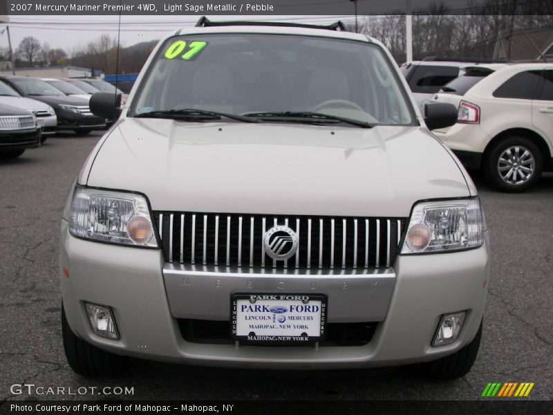 Light Sage Metallic / Pebble 2007 Mercury Mariner Premier 4WD