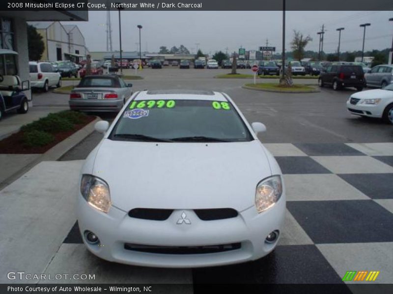 Northstar White / Dark Charcoal 2008 Mitsubishi Eclipse GT Coupe