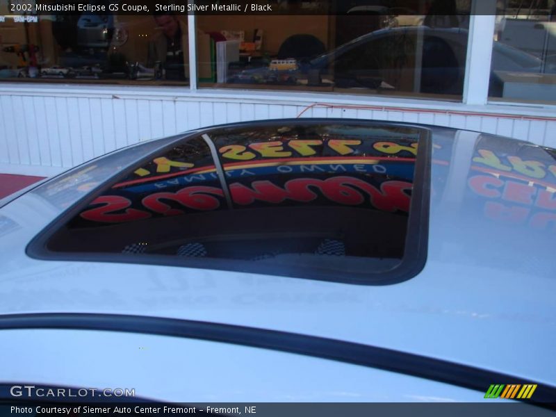 Sterling Silver Metallic / Black 2002 Mitsubishi Eclipse GS Coupe