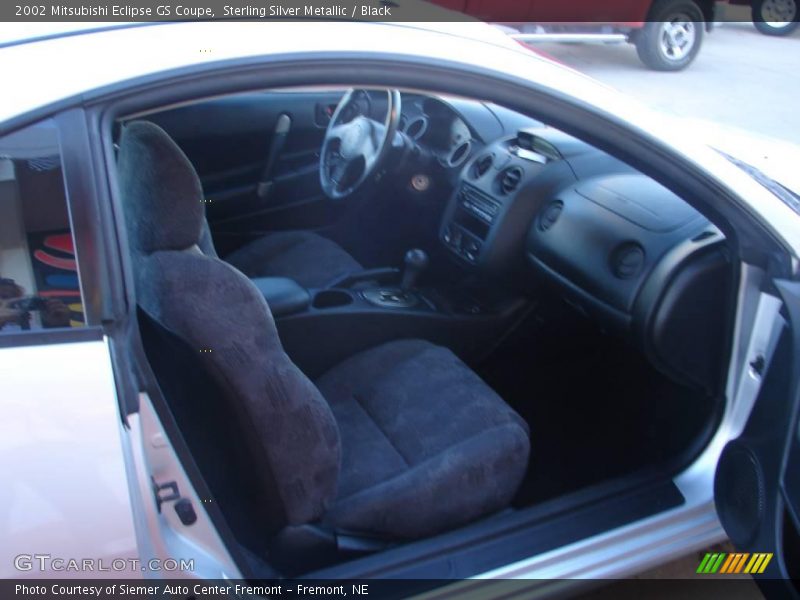 Sterling Silver Metallic / Black 2002 Mitsubishi Eclipse GS Coupe