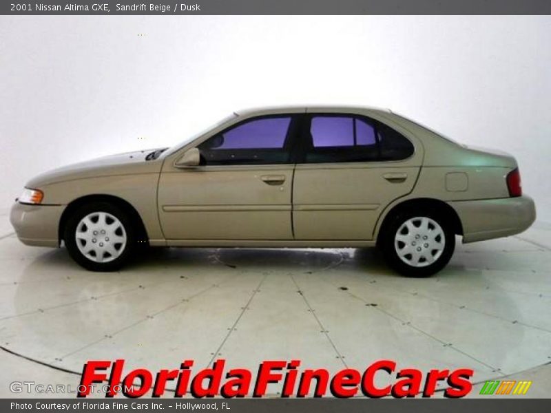 Sandrift Beige / Dusk 2001 Nissan Altima GXE