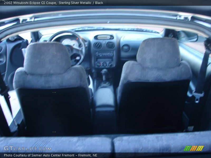 Sterling Silver Metallic / Black 2002 Mitsubishi Eclipse GS Coupe