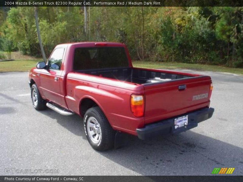 Performance Red / Medium Dark Flint 2004 Mazda B-Series Truck B2300 Regular Cab