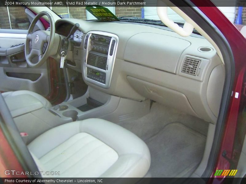 Vivid Red Metallic / Medium Dark Parchment 2004 Mercury Mountaineer AWD