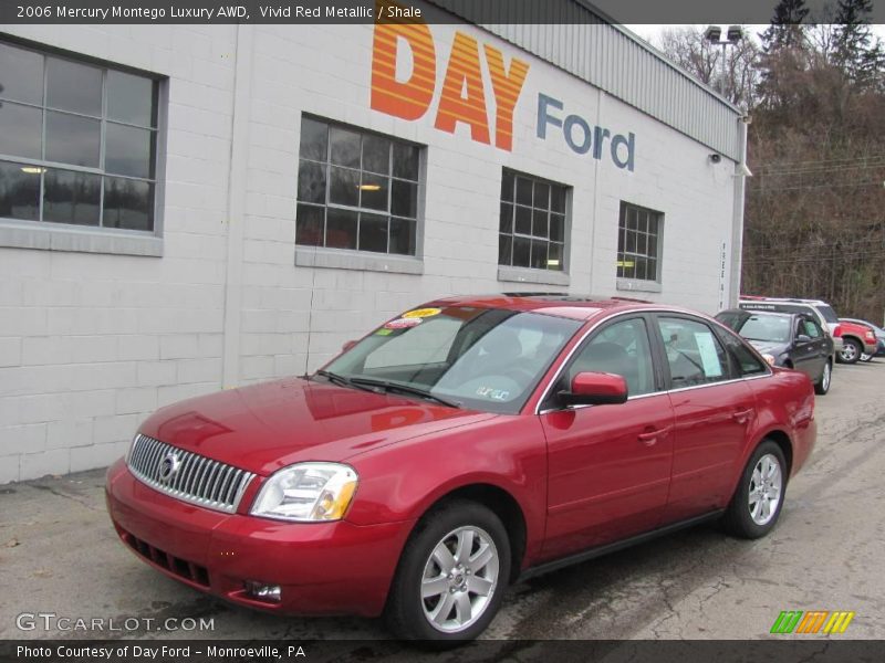 Vivid Red Metallic / Shale 2006 Mercury Montego Luxury AWD