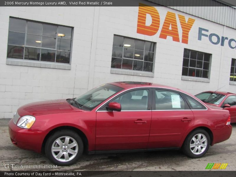 Vivid Red Metallic / Shale 2006 Mercury Montego Luxury AWD