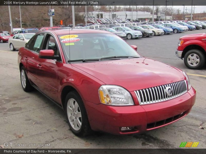 Vivid Red Metallic / Shale 2006 Mercury Montego Luxury AWD