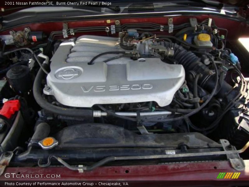 Burnt Cherry Red Pearl / Beige 2001 Nissan Pathfinder SE