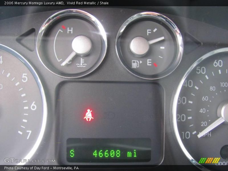 Vivid Red Metallic / Shale 2006 Mercury Montego Luxury AWD