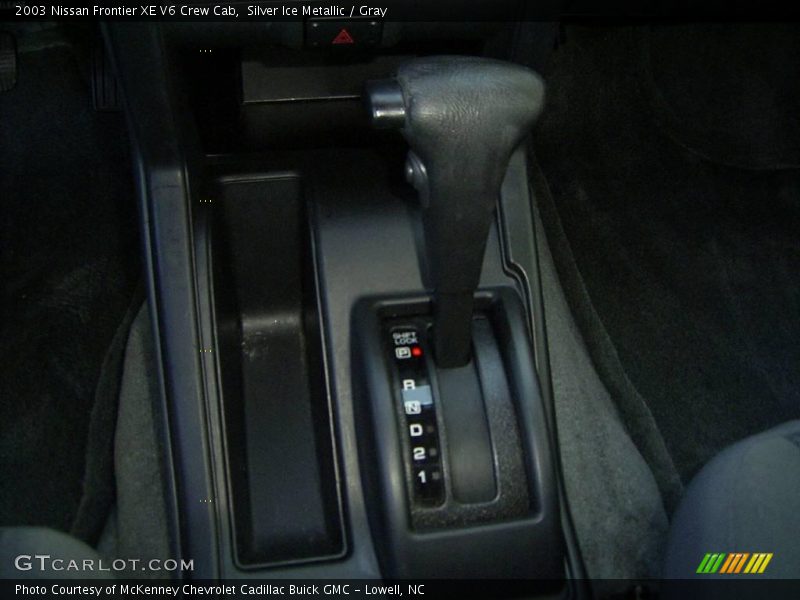 Silver Ice Metallic / Gray 2003 Nissan Frontier XE V6 Crew Cab