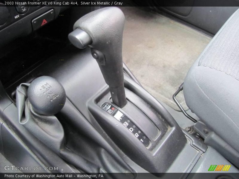 Silver Ice Metallic / Gray 2003 Nissan Frontier XE V6 King Cab 4x4