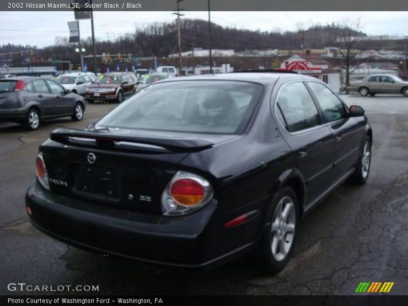 Super Black / Black 2002 Nissan Maxima SE