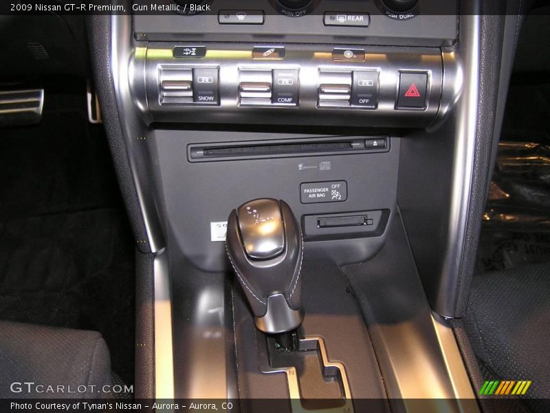 Gun Metallic / Black 2009 Nissan GT-R Premium