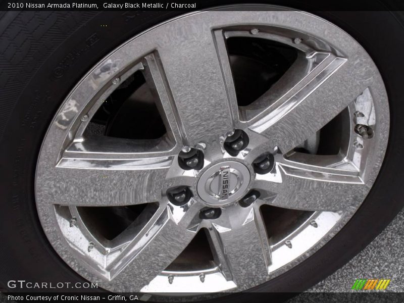 Galaxy Black Metallic / Charcoal 2010 Nissan Armada Platinum