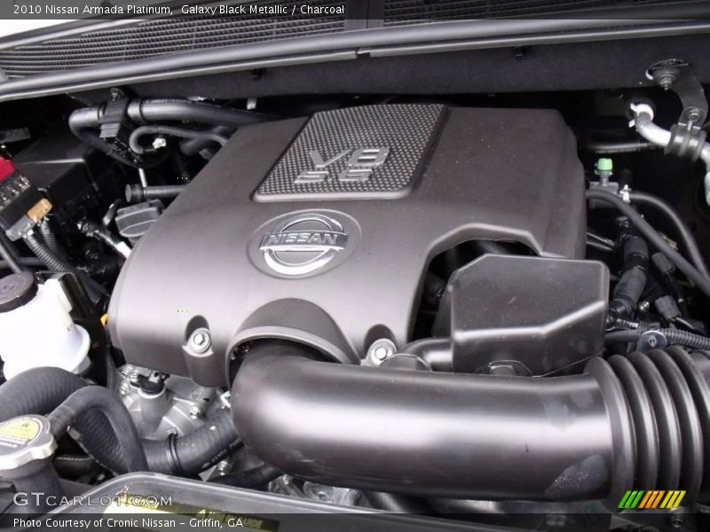 Galaxy Black Metallic / Charcoal 2010 Nissan Armada Platinum