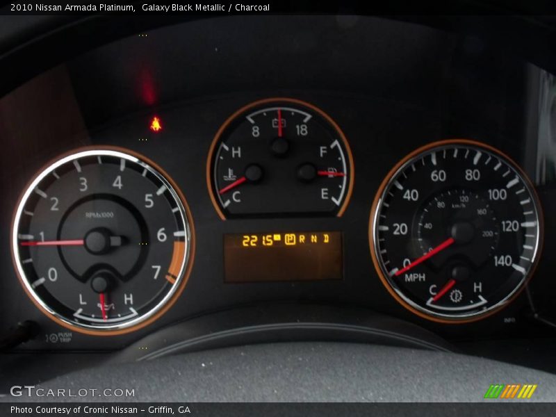 Galaxy Black Metallic / Charcoal 2010 Nissan Armada Platinum