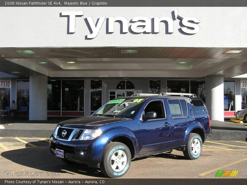 Majestic Blue / Graphite 2008 Nissan Pathfinder SE 4x4