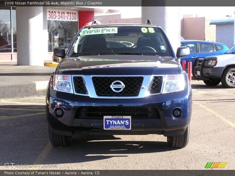 Majestic Blue / Graphite 2008 Nissan Pathfinder SE 4x4