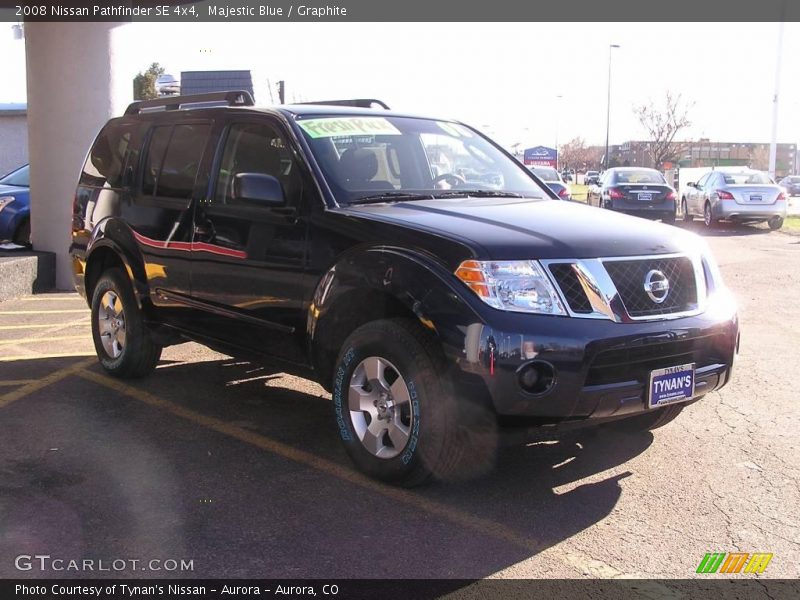 Majestic Blue / Graphite 2008 Nissan Pathfinder SE 4x4