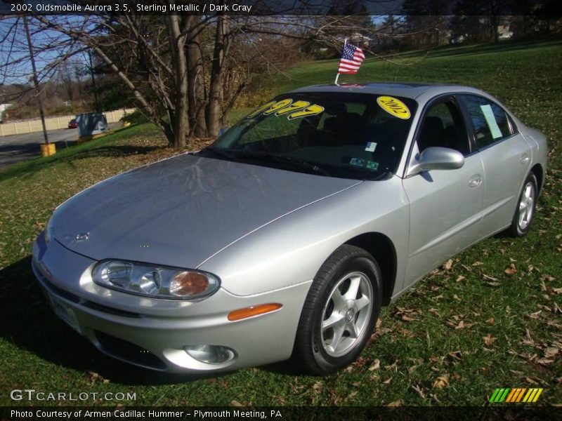 Sterling Metallic / Dark Gray 2002 Oldsmobile Aurora 3.5