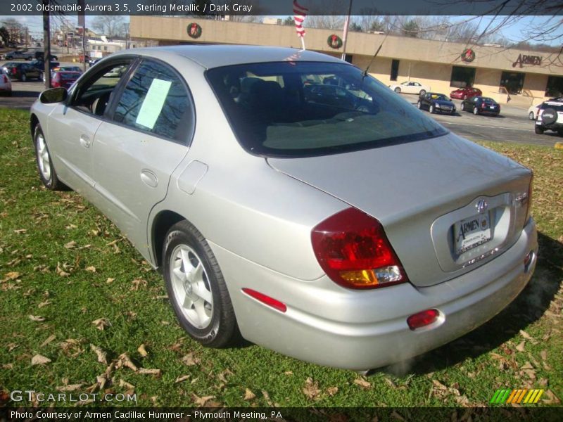 Sterling Metallic / Dark Gray 2002 Oldsmobile Aurora 3.5