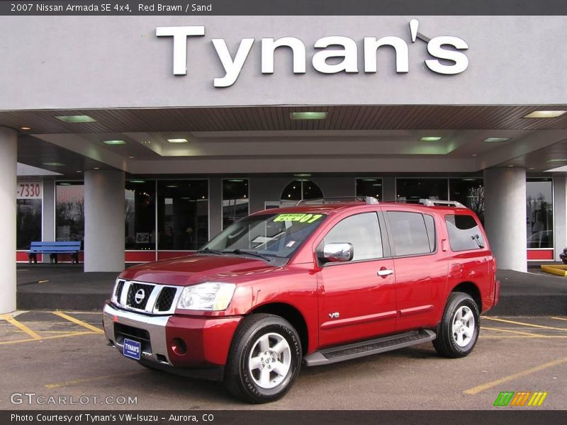 Red Brawn / Sand 2007 Nissan Armada SE 4x4