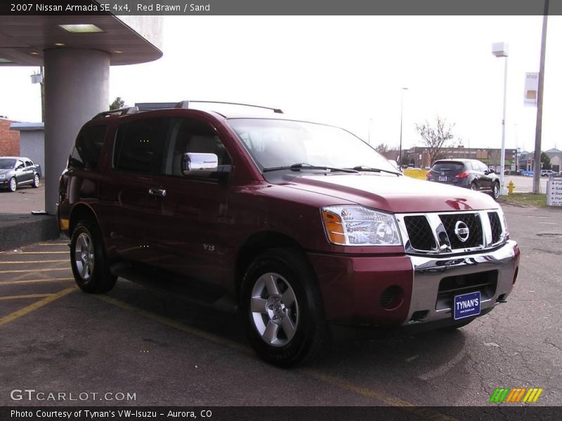 Red Brawn / Sand 2007 Nissan Armada SE 4x4