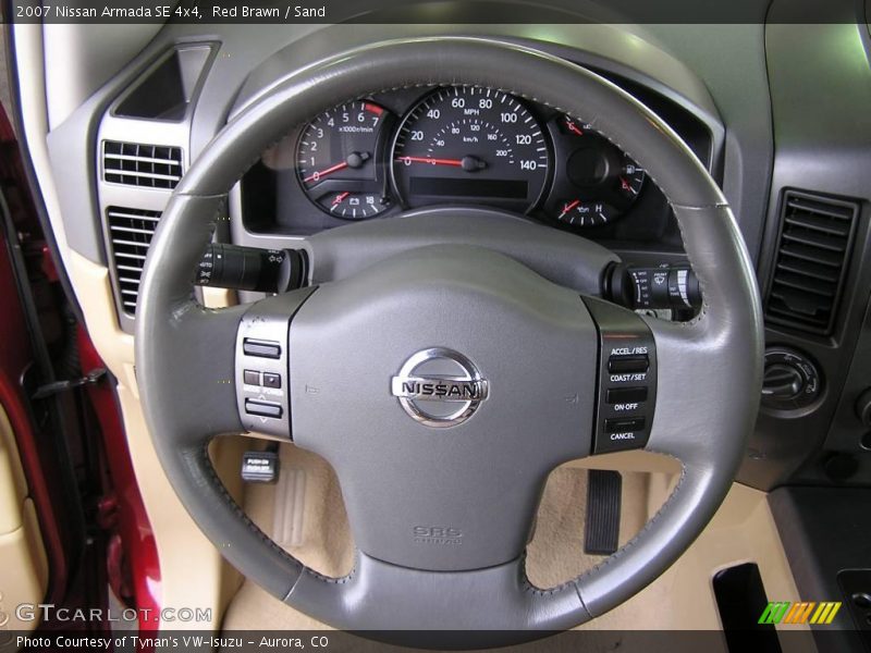 Red Brawn / Sand 2007 Nissan Armada SE 4x4