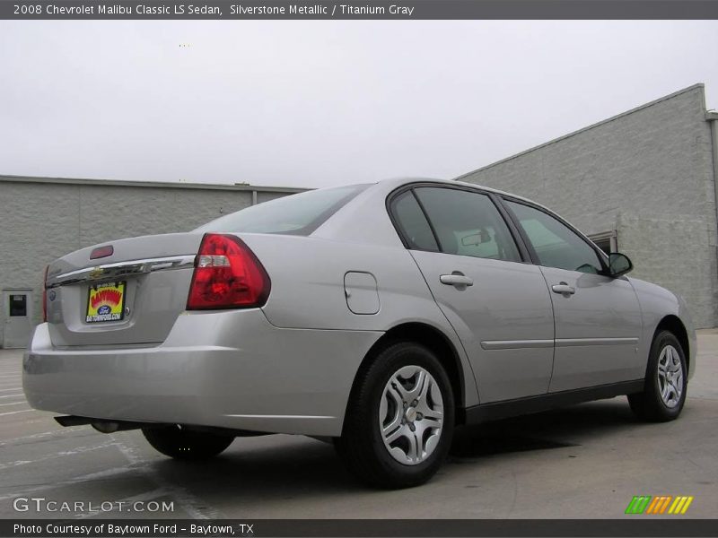 Silverstone Metallic / Titanium Gray 2008 Chevrolet Malibu Classic LS Sedan