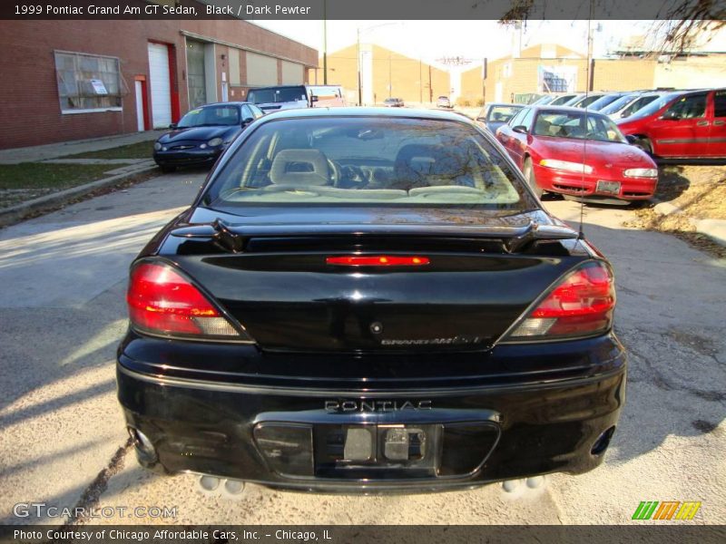 Black / Dark Pewter 1999 Pontiac Grand Am GT Sedan