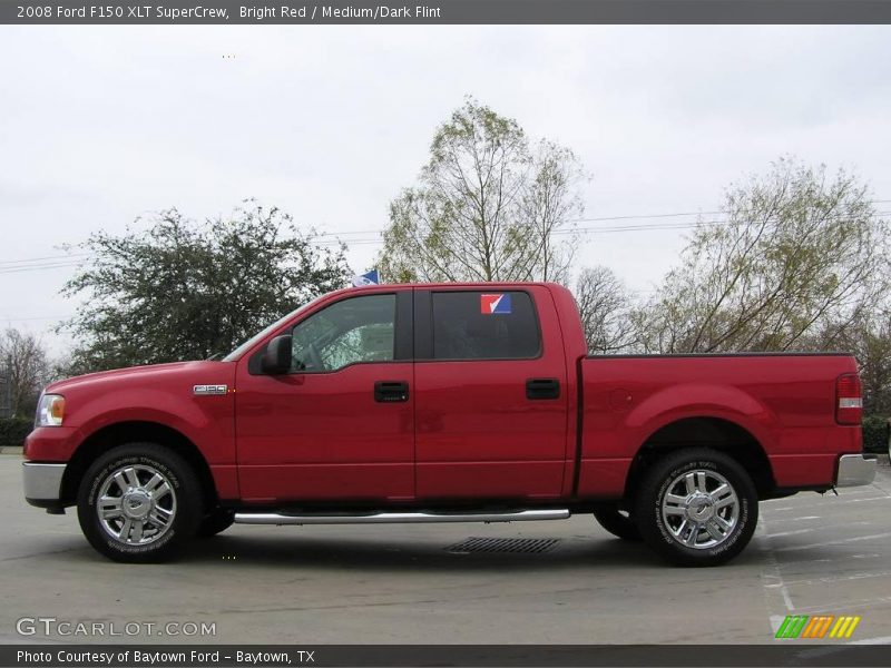 Bright Red / Medium/Dark Flint 2008 Ford F150 XLT SuperCrew